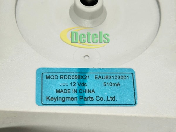 Двигун (вентилятор) обдуву EAU63103001 DC12V 510mA для холодильника LG (RDD056X21) - вал 46 мм Двигун (вентилятор) обдуву EAU63103001 DC12V 510mA для холодильника LG (RDD056X21) - вал 46 мм